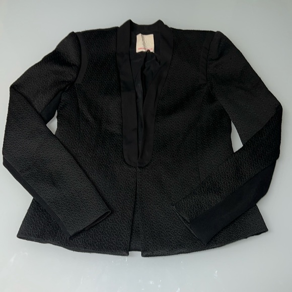 Rebecca Taylor Jackets & Blazers - REBECCA TAYLOR - SIZE 2 BLACK OPEN BLAZER USED